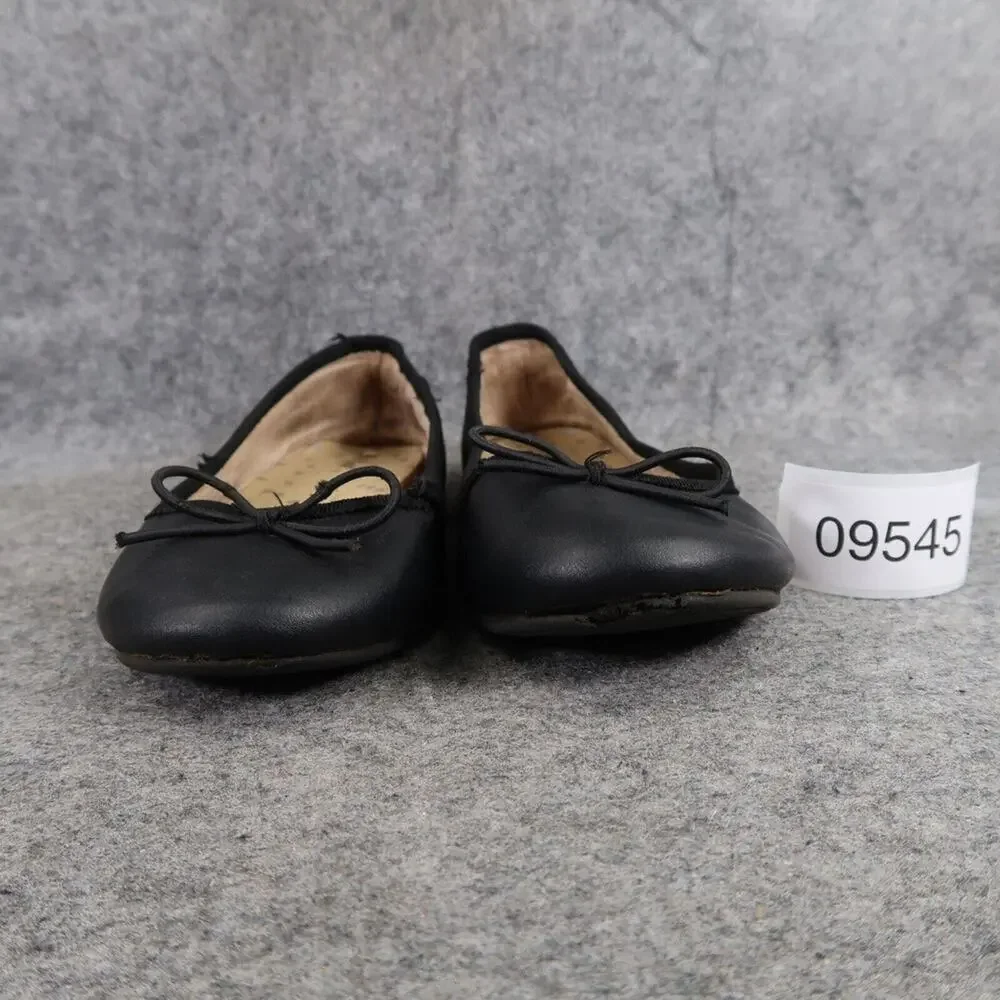 Cat & Jack Shoes Girls 1 Ballet Flats Slip On Bow Black Casual Classic Kids